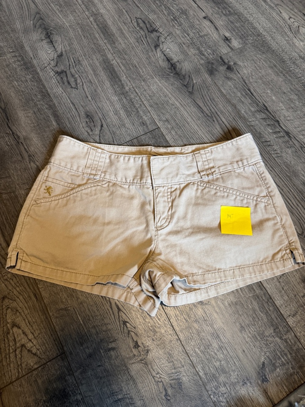 Express Beige/Tan Women's Bermuda Shorts